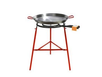 Garcima - COMPLETE SET - Paella Brander 50 cm incl Standaard, Tuin en Terras, Gasbarbecues, Verzenden, Nieuw, Garcima
