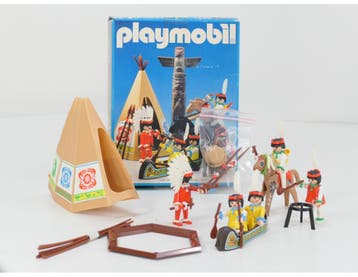 Playmobil 3483 Western Indianenset incompleet OVP #9550, Ophalen of Verzenden, Gebruikt