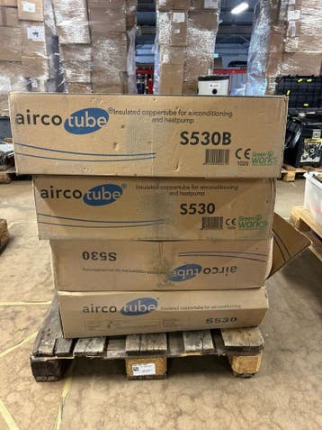 4x Geïsoleerde koperen leidingenset voor airconditioning, Nieuw