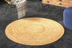 Rond vloerkleed PURE NATURE 150cm Jute handgeweven, Ophalen of Verzenden, Nieuw