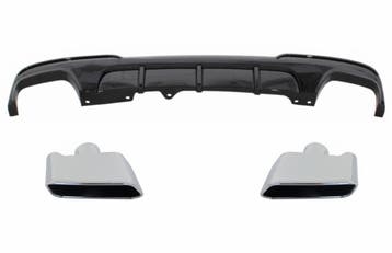 Diffuser BMW 5 Serie F10 F11 11-17 M Performance look Glans, Ophalen of Verzenden, Nieuw