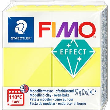 FIMO® Effect, neon geel, 57 gr/ 1 doos, Nieuw