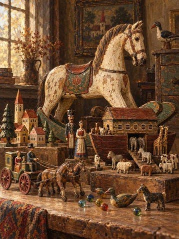 Shayer - The Wooden Toymaker’s World - XL - 60x80cm - 1/1