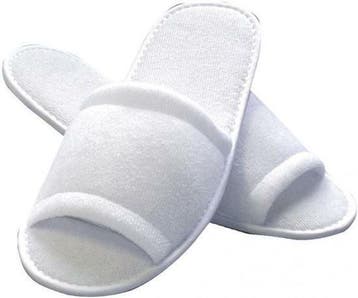 Hotel Slippers met Gesloten neus of Open neus. Extra korting, Ophalen of Verzenden, Nieuw, Wit