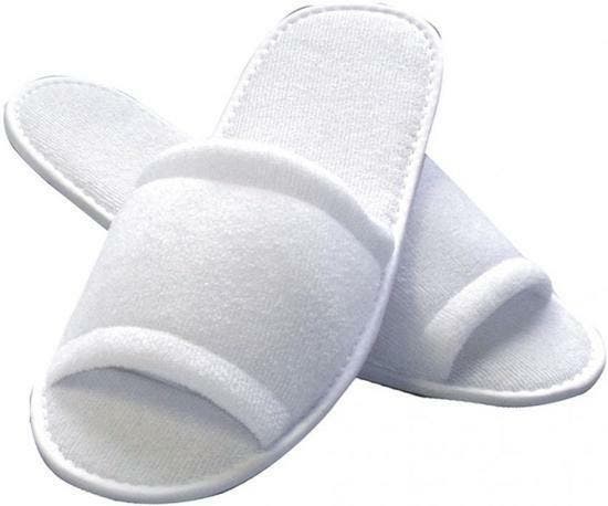 Hotel Slippers met Gesloten neus of Open neus. Extra korting, Kleding | Heren, Schoenen, Wit, Nieuw, Ophalen of Verzenden