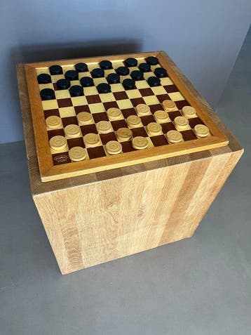 Homas - Bordspel - dambord schaakbord - Hout