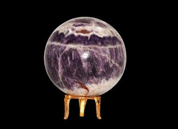 Grote 1,39 kg Blauwe Amethist Display Kristal Edelsteen Bol