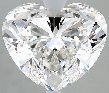 1 pcs Diamant (Natuurlijk) - 3.01 ct - Hart - F - VS2 -, Nieuw