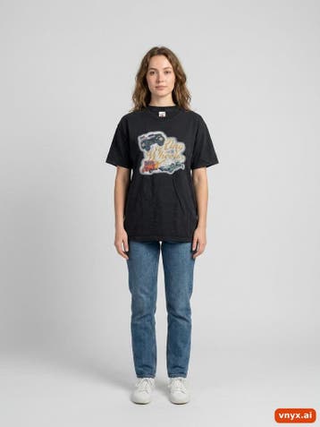 Fruit of the Loom T-shirts Dames maat M Zwart Vintage, Ophalen of Verzenden, Nieuw
