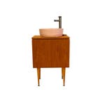 Badkamermeubel | Vintage | Teak |  4516, Huis en Inrichting, Badkamer | Badkamermeubels, Minder dan 50 cm, Ophalen of Verzenden