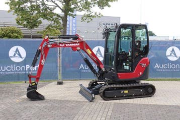 Veiling: Minigraver Yanmar SV22 Diesel 13.4kW 2024 Nieuw Nie, Ophalen, Graafmachine