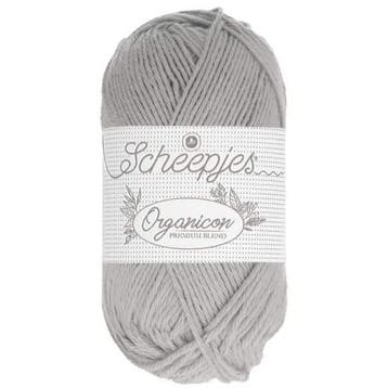 Scheepjes Organicon 50 gram - 203 Frosted Silver, Verzenden, Nieuw