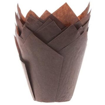 Muffin Vormpjes HoM Tulp Bruin 36st., Verzenden, Nieuw