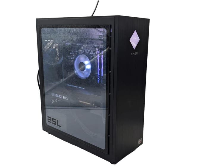 HP Omen Ryzen 7 5700G Gaming Desktop met RTX 3070 Ti en 1TB, Computers en Software, Desktop Pc's, Refurbished, Verzenden