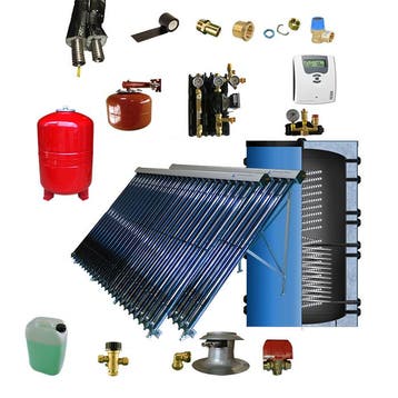 CV verwarming en tapwater zonneboiler 800L+ 2x Prisma Pro 24, Verzenden, Nieuw