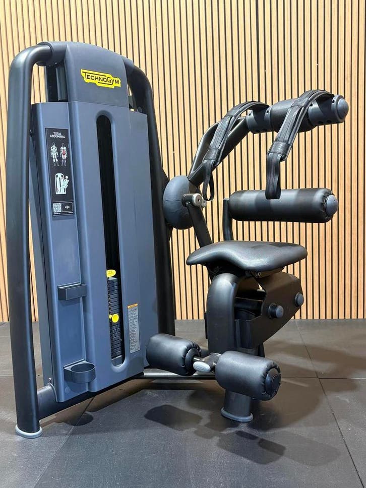 Technogym Selection Pro Total Abdominal (ML83) Anthracite Bl, Sport en Fitness, Fitnessapparatuur, Zo goed als nieuw