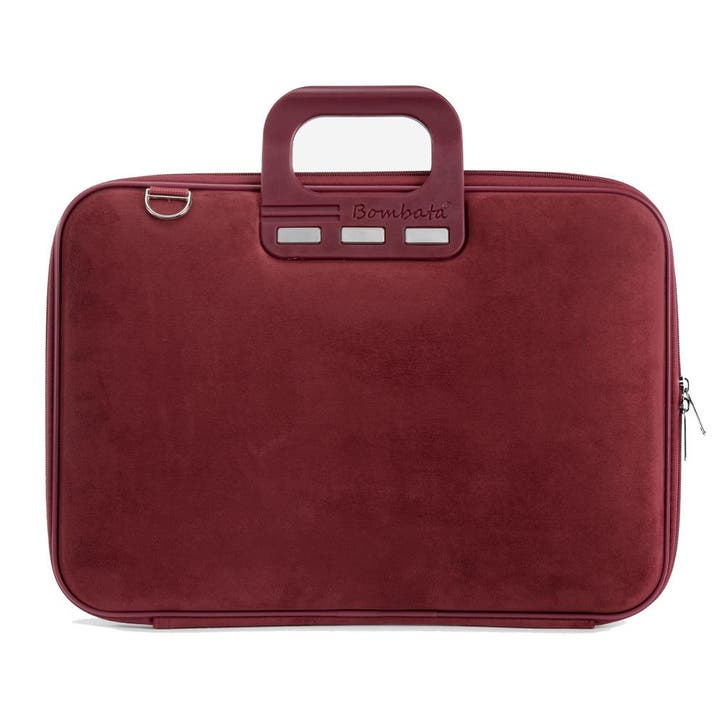 Bombata Camoscio Dames Laptoptas –15 / 16 inch – Rood, Computers en Software, Laptoptassen, Nieuw, Verzenden
