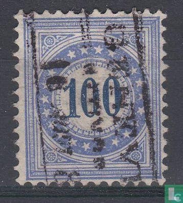 Zwitserland - Cijfer - 1882, Postzegels en Munten, Postzegels | Europa | Zwitserland, Verzenden, Gestempeld