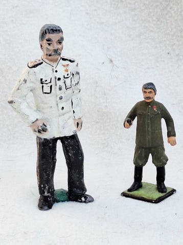 Militaire miniatuur beeldjes - Jozef Stalin (2) - Legering, Nieuw