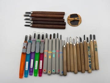 Japanese carving knives, multiple items for sale  -