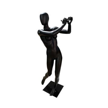 *TIP*  Sport Faceless etalagepop dame mat zwart BH-GF2, Ophalen of Verzenden