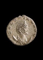 Oud-Romeins Brons Antoninianus van Salonina (Zonder, Antiek en Kunst