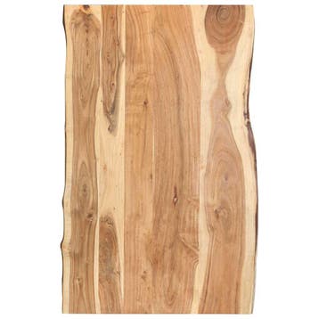 vidaXL Tafelblad 100x(50-60)x3,8 cm massief acaciahout, Verzenden, Nieuw