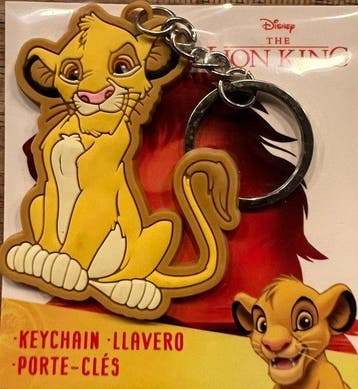 Disney - The Lion King - Simba - Rubber Sleutelhanger, Ophalen of Verzenden, Nieuw, Overige typen