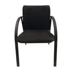 Vergaderstoel, set van 2 stoelen, 50x50 cm zitting, leuning, Ophalen of Verzenden, Gebruikt, Overige typen