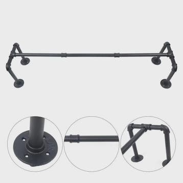 Industrieel Wandrek Kledingrek Metaal Pijp Design - 40kg Dra, Huis en Inrichting, Woonaccessoires | Kapstokken, Verzenden, Nieuw
