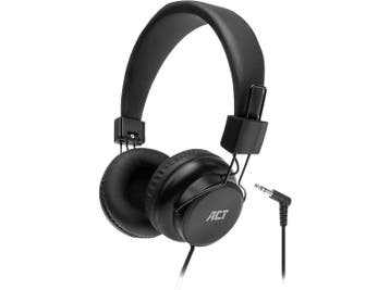 Act -   On-ear Bedrade Hoofdtelefoon Zwart, Verzenden, Nieuw, Op oor (supra aural), Overige merken