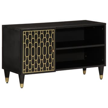 vidaXL Tv-meubel 80x31,5x46 cm massief mangohout, Verzenden, Nieuw, Overige houtsoorten