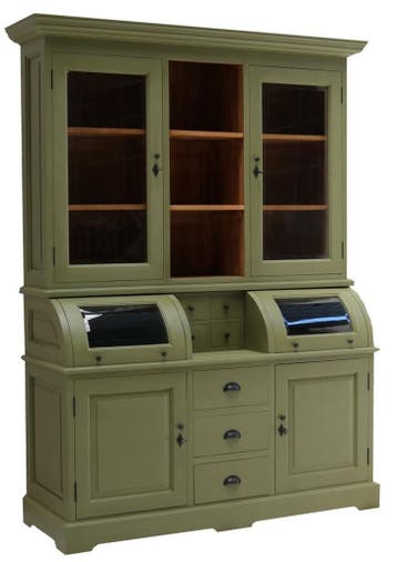 Buffetkast rietgroen – eiken Bastiaan 150cm, Ophalen of Verzenden, Nieuw