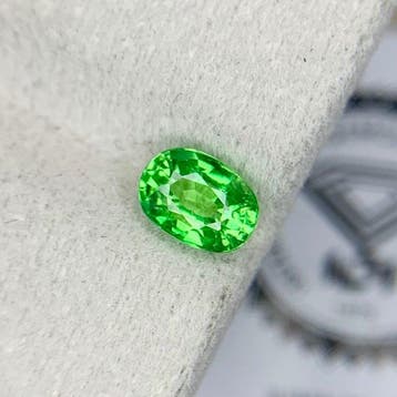 Zonder minimumprijs - 1 pcs Groen Tsavoriet - 1.33 ct -, Nieuw