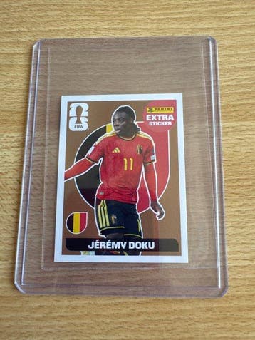 2026 Panini World Cup Jérémy Doku Gold Extra sticker - 1, Nieuw
