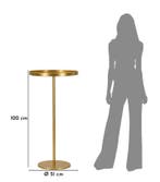 TAFEL DOHA CM Ø 51X100, Huis en Inrichting, Tafels | Sidetables, Ophalen of Verzenden, Nieuw