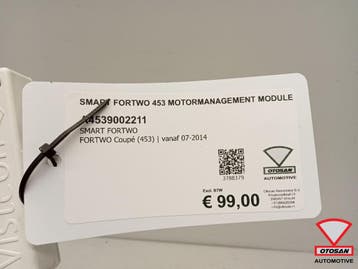 Smart Fortwo 453 2015+ Motormanagement Module A4539002211, Ophalen, Gebruikt, Smart