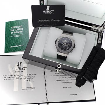Hublot Big Bang Aero Bang Tungsten 310.KX.1140.RX; Limi..., Overige merken, Polshorloge, Kunststof, Ophalen of Verzenden