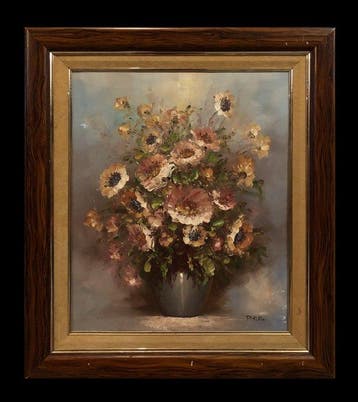 European School (c. 1970) - Autumn Flowers