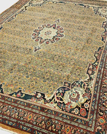 Perzisch tapijt Bidjar 340x230 wollen vloerkleed iran, Huis en Inrichting, Stoffering | Tapijten en Kleden, Perzisch tapijt handgeknoopt wollen vloerkleed iran handgeknoopt