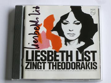 Liesbeth List zingt Theodorakis (gesigneerd), Ophalen of Verzenden, Zo goed als nieuw