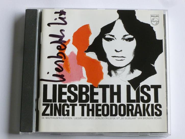 Liesbeth List zingt Theodorakis (gesigneerd), Cd's en Dvd's, Cd's | Nederlandstalig, Zo goed als nieuw, Ophalen of Verzenden