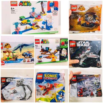 Lego Set - Super Mario, Jurassic World, Star Wars, Sonic the, Kinderen en Baby's, Speelgoed | Duplo en Lego, Nieuw