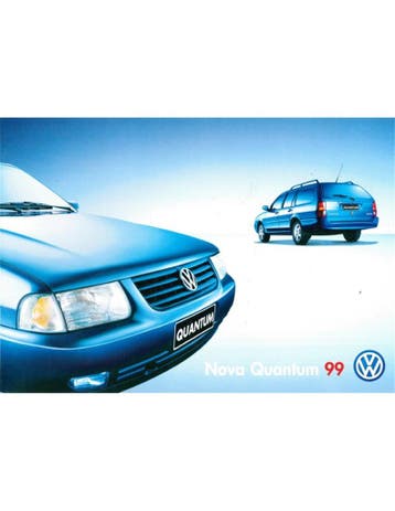 1999 VOLKSWAGEN QUANTUM BROCHURE PORTUGEES (BRAZILIË), Nieuw, Volkswagen, Author