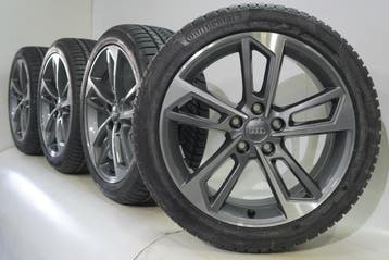 Audi A4 S4 B9 8W 18 inch velgen Continental Winterbanden Nie, Auto-onderdelen, Banden en Velgen, 18 inch, Gebruikt, Velg(en), Winterbanden