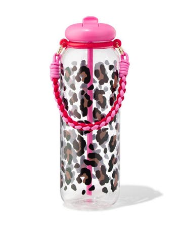 HEMA XXL waterfles 1150ml met bandje luipaard, Verzenden, Nieuw