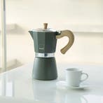 Gnali e Zani Venezia Espressomaker/percolator grijs 3 kopjes, Verzenden, Espresso apparaat, Nieuw, Gemalen koffie