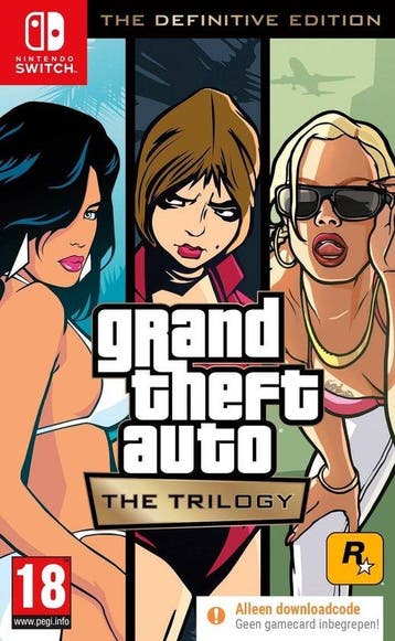 Switch Grand Theft Auto: The Trilogy - Definitive Edition (C, Spelcomputers en Games, Verzenden, Nieuw