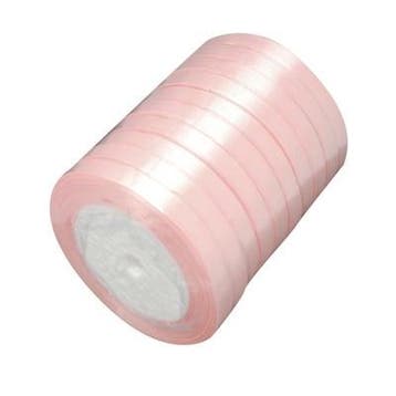 2 meter satijnlint 7 mm breed – licht roze, Ophalen of Verzenden, Nieuw, Kraal