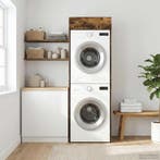 vidaXL Wasmachinekast Gerookt eiken 67,5 x 68 x 200 cm, Verzenden, Nieuw